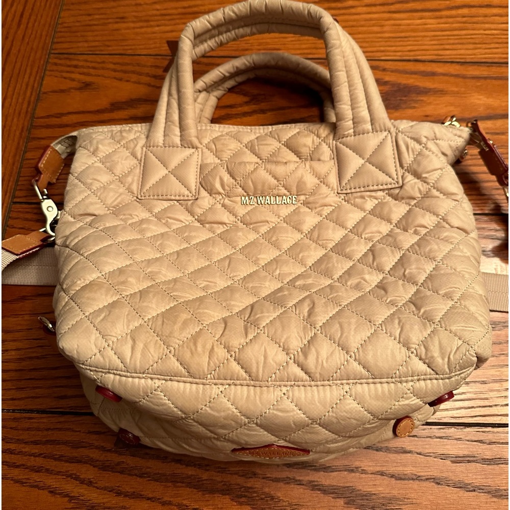 MZ Wallace Small Crossbody Sutton Deluxe Buff Color